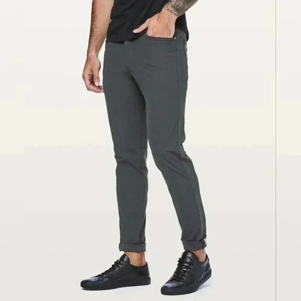 Lululemon ABC Slim *Warpstreme 34" Obsidian